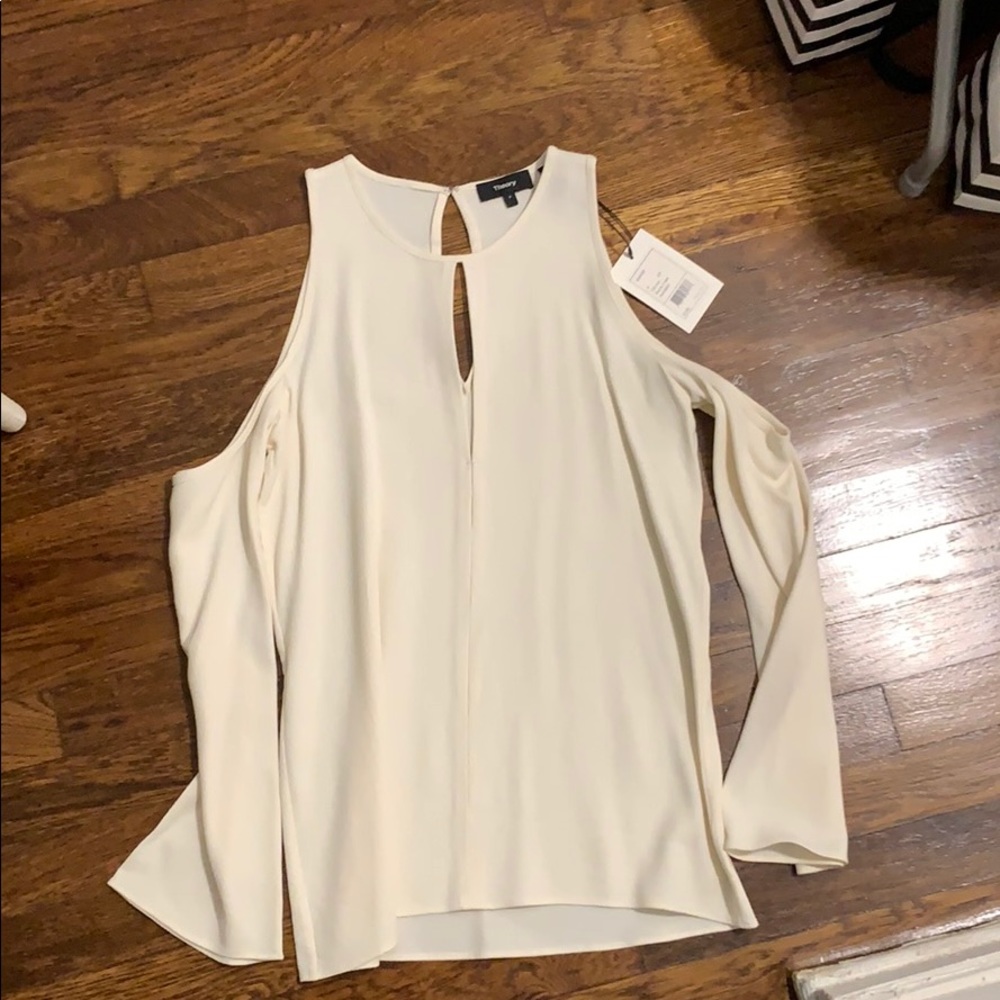 Theory Cold Shoulder Top